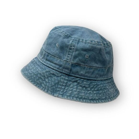 Urban Outfitters Distressed Blue Bucket Hat Cap Unisex OSFM - Picture 2 of 9